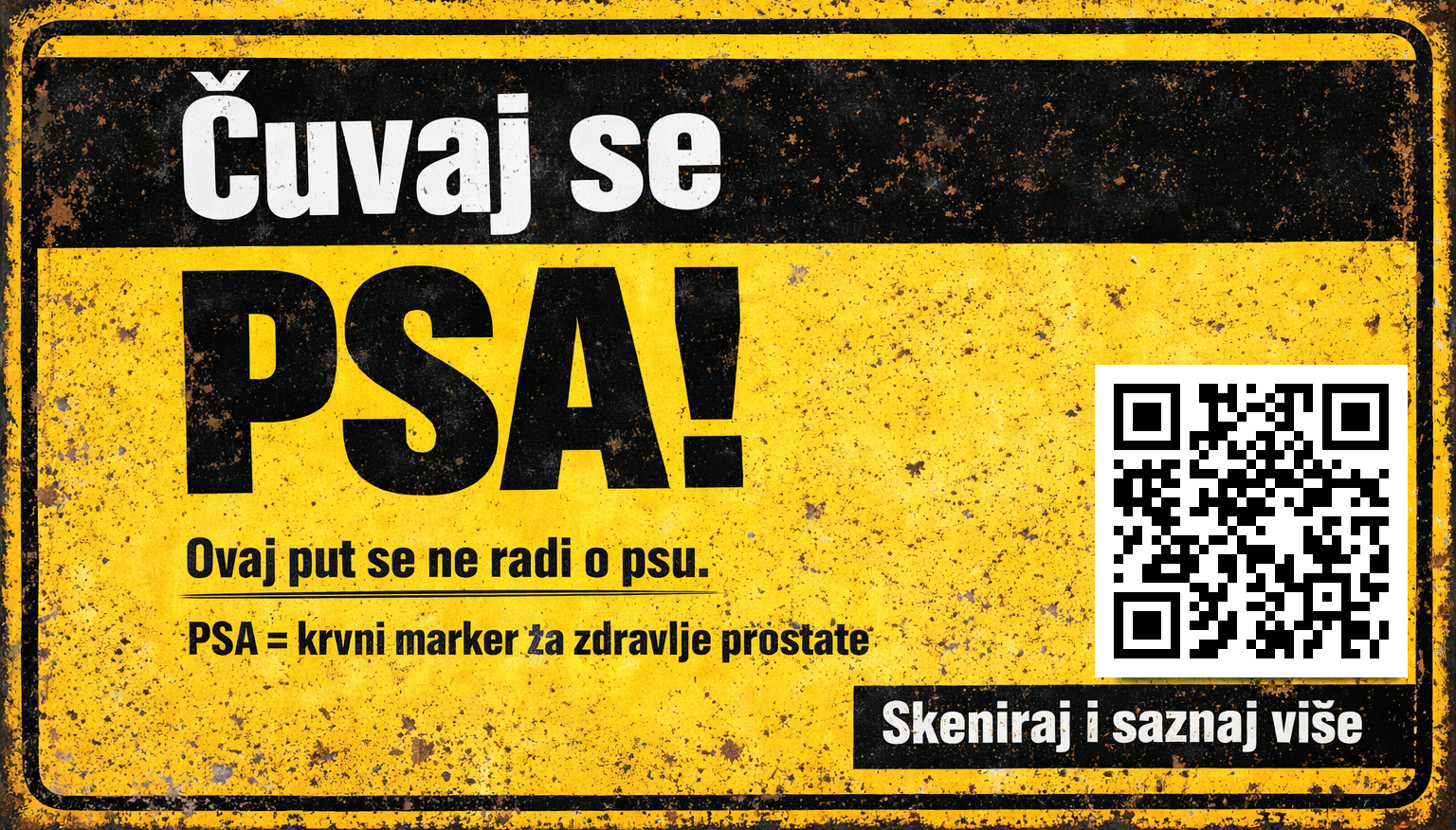 Key visual kampanje Čuvaj se PSA