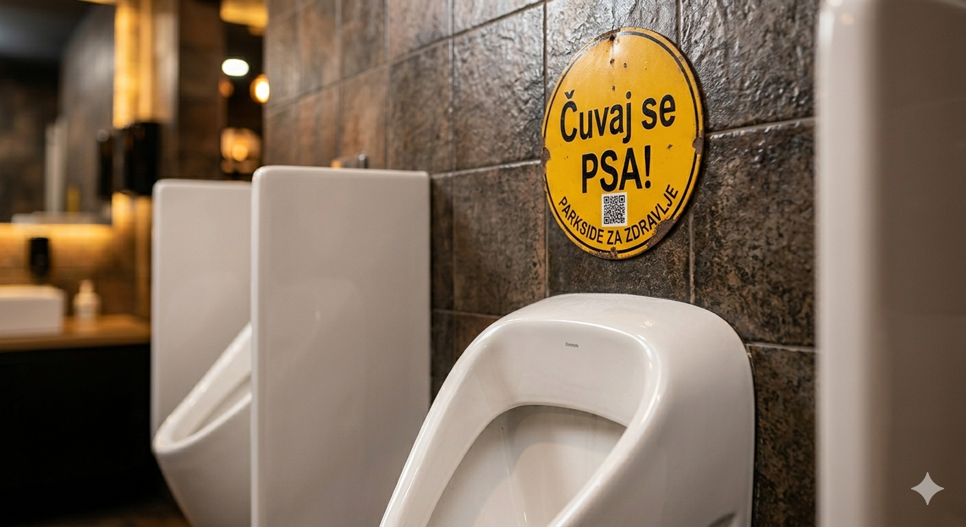 Key visual kampanje u warning stilu